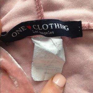 Velvet cropped hoodies